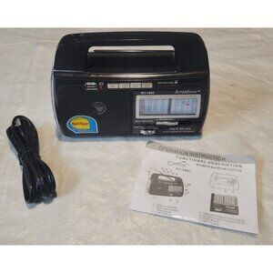 SuperSonic SC1082 9 Band AM- FM-SW 1-7 Radio Mp3 Music with USB SD BT Playback